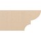 Ekena Millwork 4in. W x 8in. H x 16in. L Ridgewood Woodgrain TimberThane Rafter Tail, Primed Tan RFTUR04X08X16RIDRCPR - alternate 2
